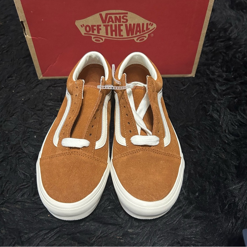 VANS Old Skool suede lace up shoes sneakers women’s 8 new - Picture 6 of 7